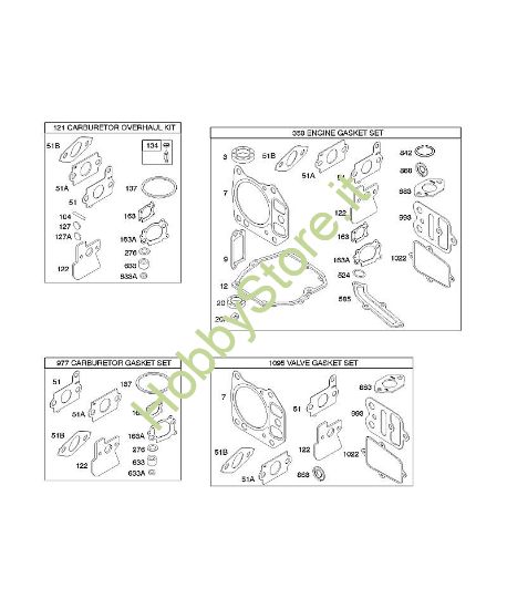 G - Kit/set guarnizioni B&S - 12 €¦ 122602-0194-E1 brand Stihl